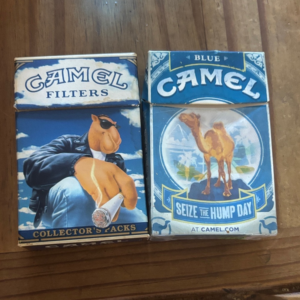 Blue and Tan Hump Day Packs